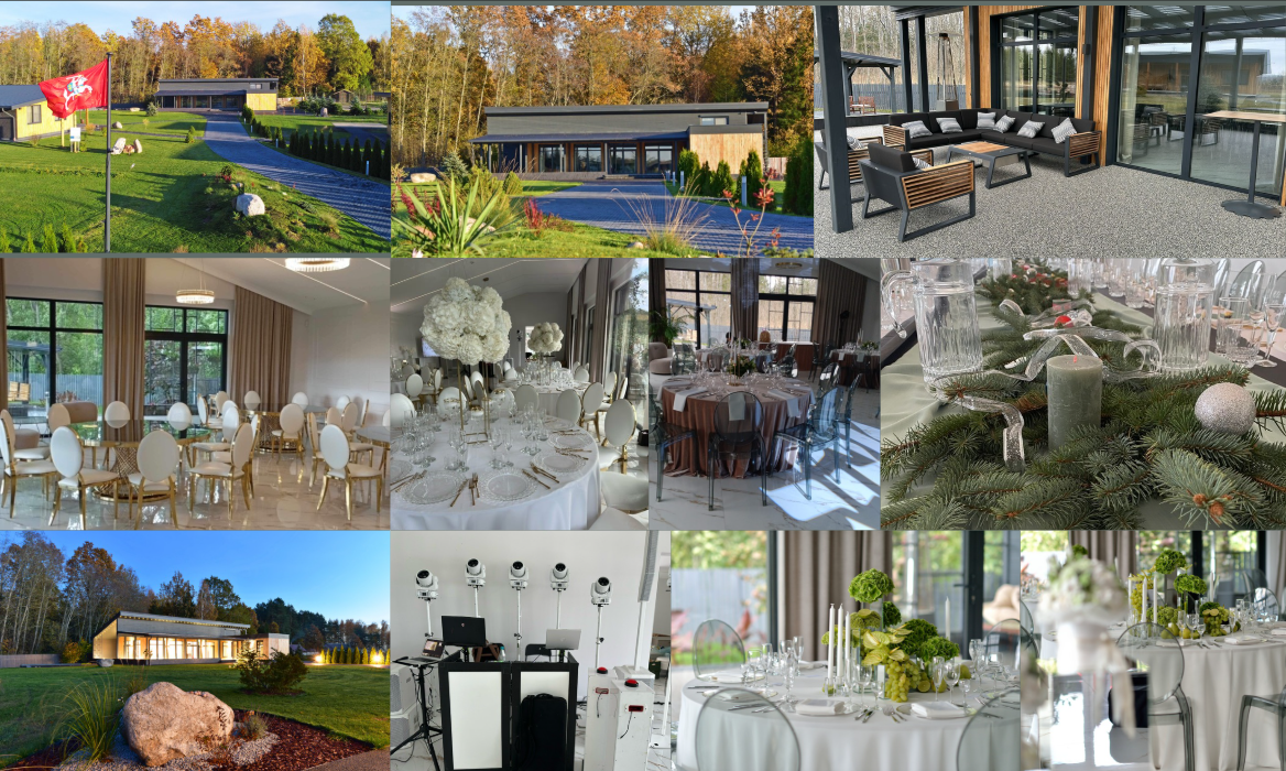 „Riešutas SPA“ sodyba, pokylių salė ir šventės